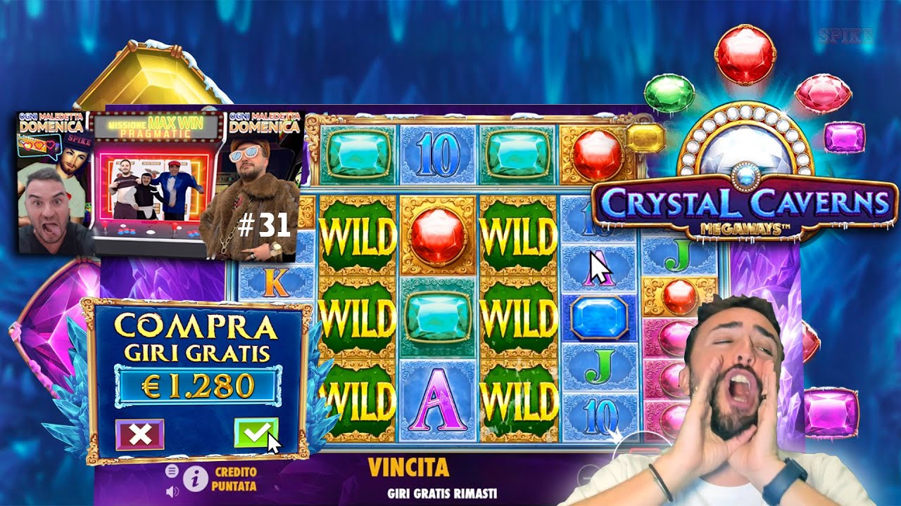Compro BONUS alla CRYSTAL CAVERNS MEGAWAYS 💠🎰 | Missione Max Win Pragmatic #31 | - SPIKE SLOT ONLINE