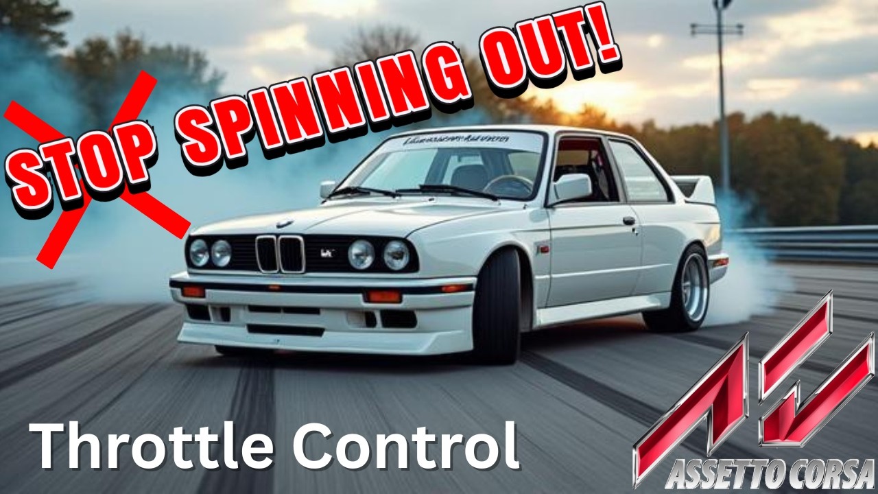 STOP Spinning Out! Assetto Corsa Drift Beginner Throttle Mistake
