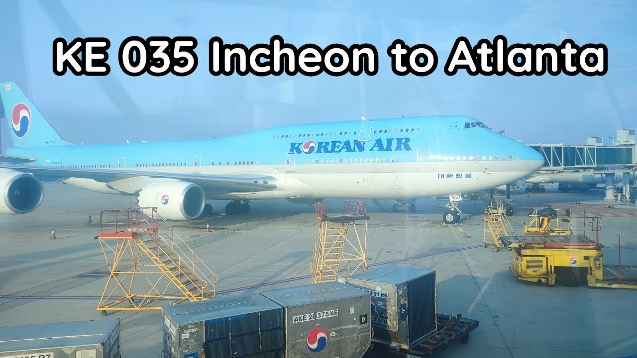 Manila to USA via Korean Air. ICN-ATL