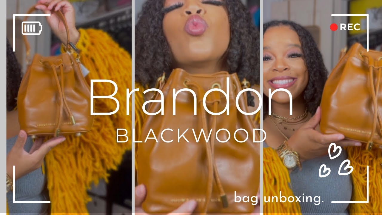 Brandon Blackwood Bag Unboxing and Review | Corey Bucket Bag