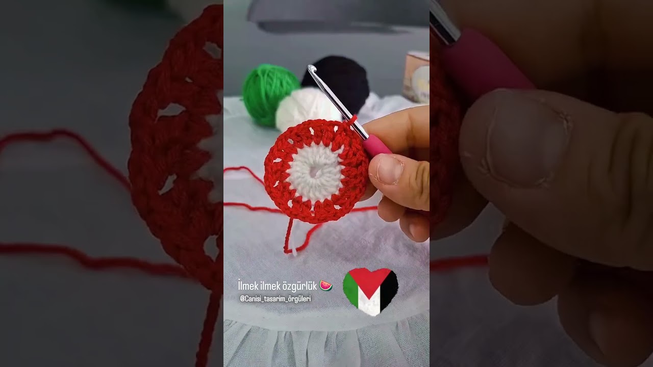 ​🧶İlmek İlmek Mutluluk 🌈&Ouml;rg&uuml; &ouml;rmek bir terapi🍉ilmek ilmek &ouml;zg&uuml;rl&uuml;k &ouml;r&uuml;yorm 🇹🇷🇵🇸 #instagram #handmade