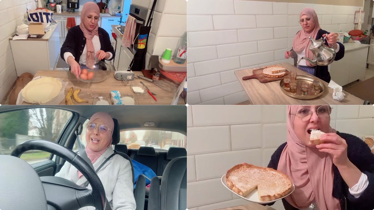 Gâteau aux bananes et une noix de coco 🍌🥥😋😍❤️￼