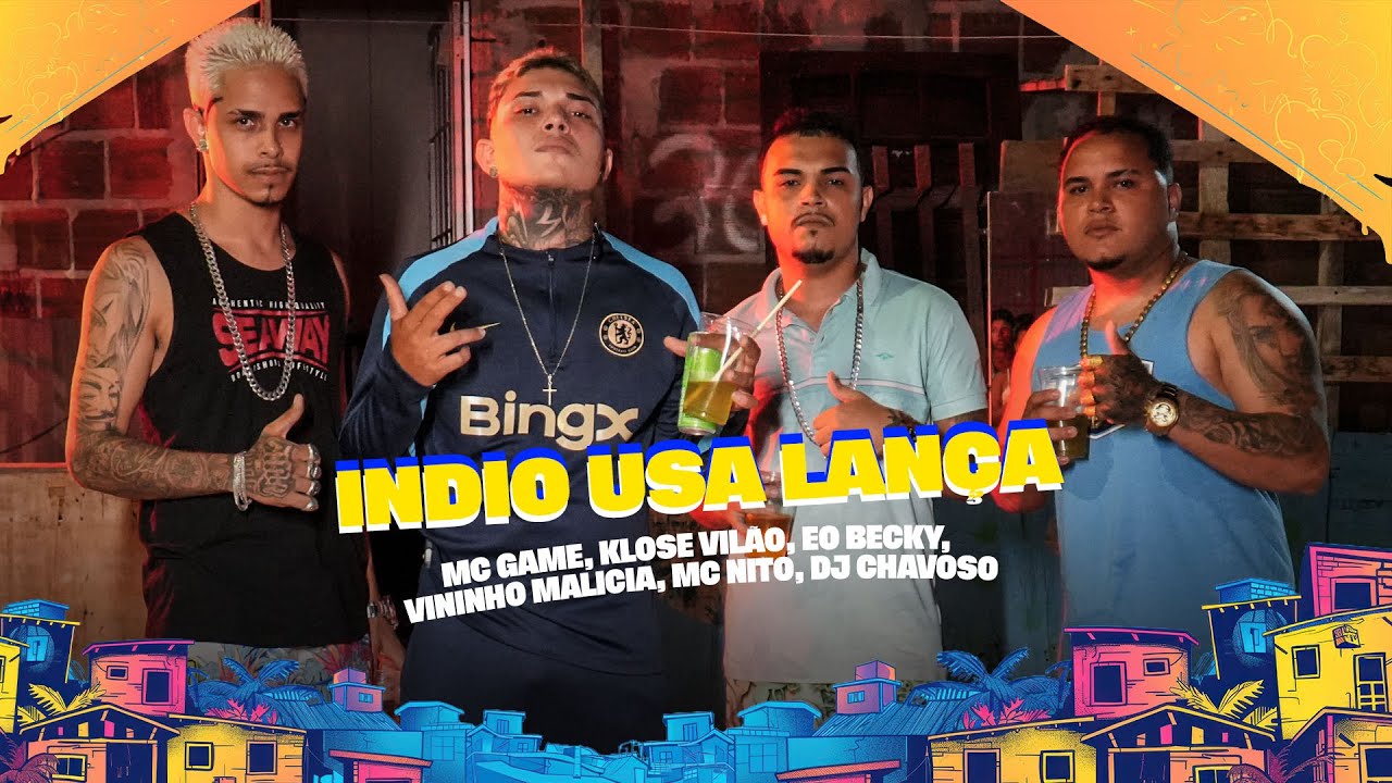INDIO USA LANÇA - MC GAME, KLOSE VILÃO, EO BECKY, VININHO MALICIA, MC NITO - CLIPE OFICIAL
