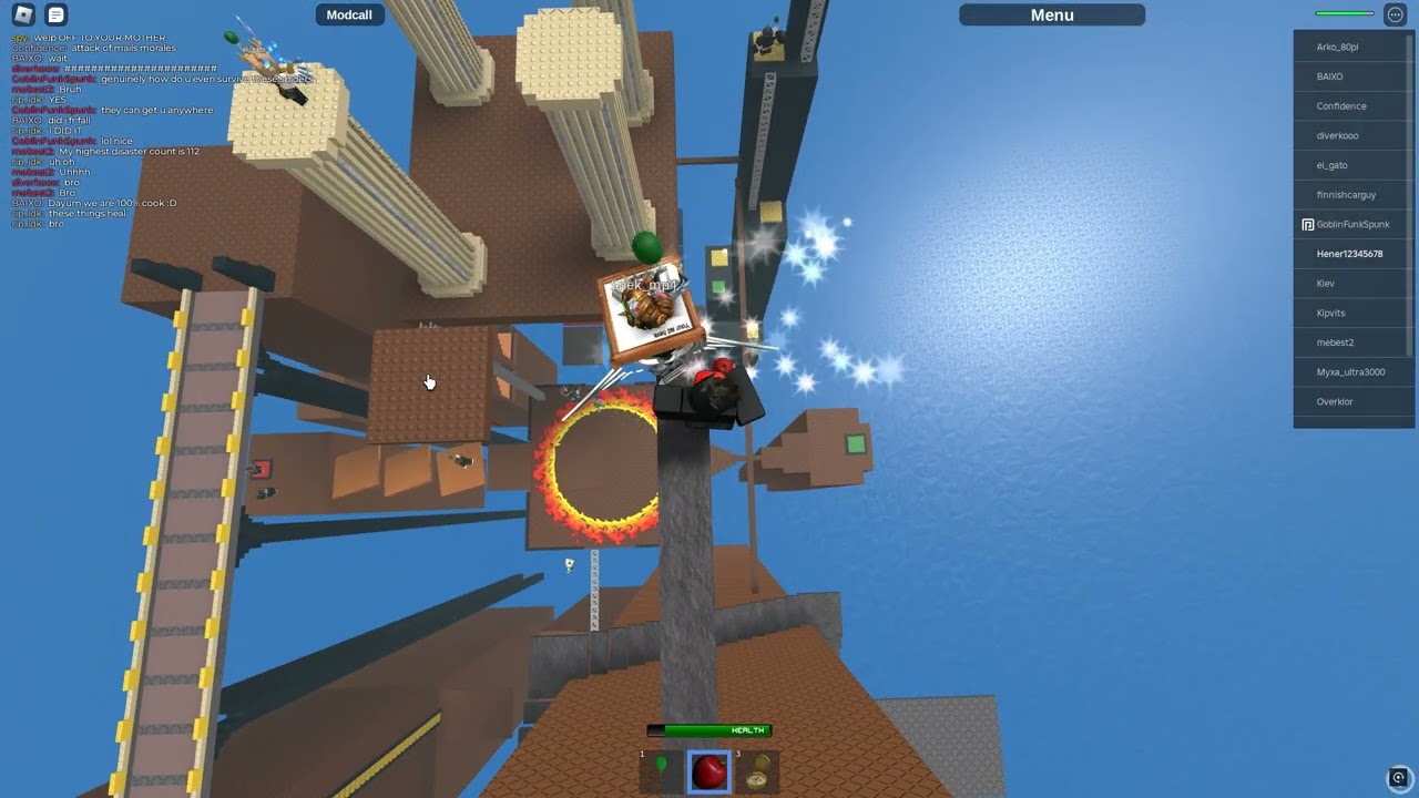 Roblox Natural Disaster Survival Modded Gameplay (No Commentary)
