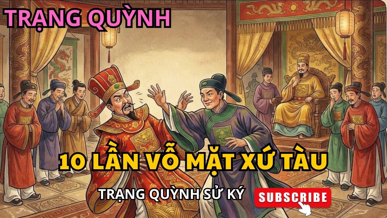 10 Pha Đấu Trí Trời Giáng Của Trạng Quỳnh – Khiến Sứ Thần Tàu Muối Mặt Nhục Nhã!