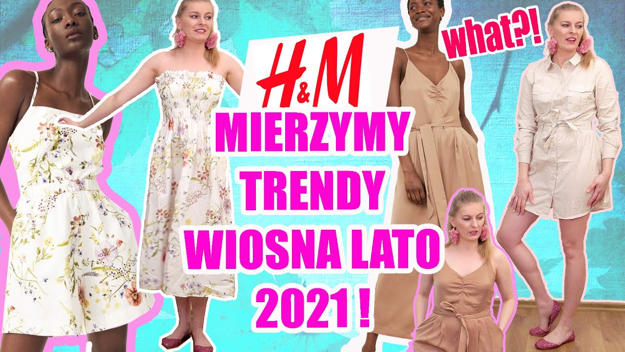 🔥 HOT OR NOT?! 🔥MIERZYMY SUKIENKI I KOMBINEZONY Z H&M! 🔥 Trendy wiosna lato 2021 TRY ON HAUL 🔥