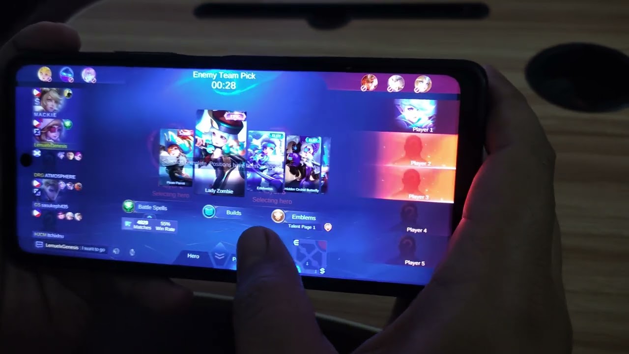 Mobile Legends Ultra High Settings 120HZ on Infinix Note 30 5G