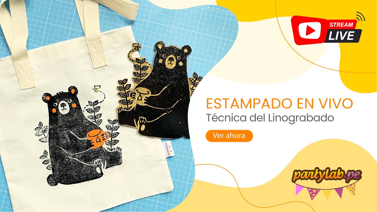 Estampado con la técnica del linograbado DIY