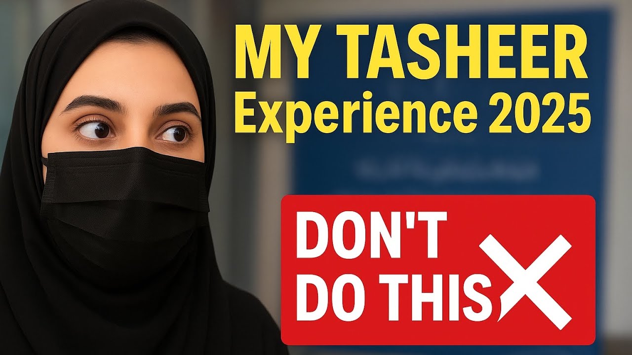 DON'T DO THIS at TASHEER ❌ | My Real Experience 2025 | Saudi Visa Stamping Full Process