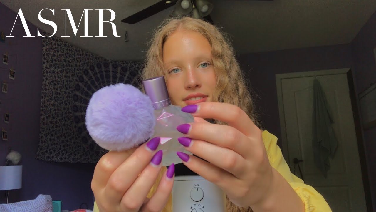 | ASMR | Perfume Collection pt. 1 ( Tapping, scratching, spraying and whispering )