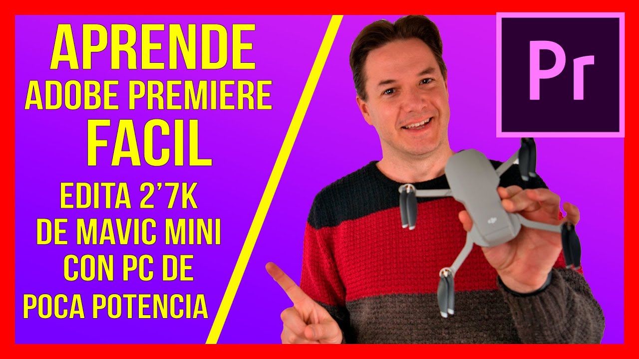 APRENDE ADOBE PREMIERE FACIL🔴 (Edita VIDEO 4K) con PC de POCA POTENCIA😱 |  Proxys