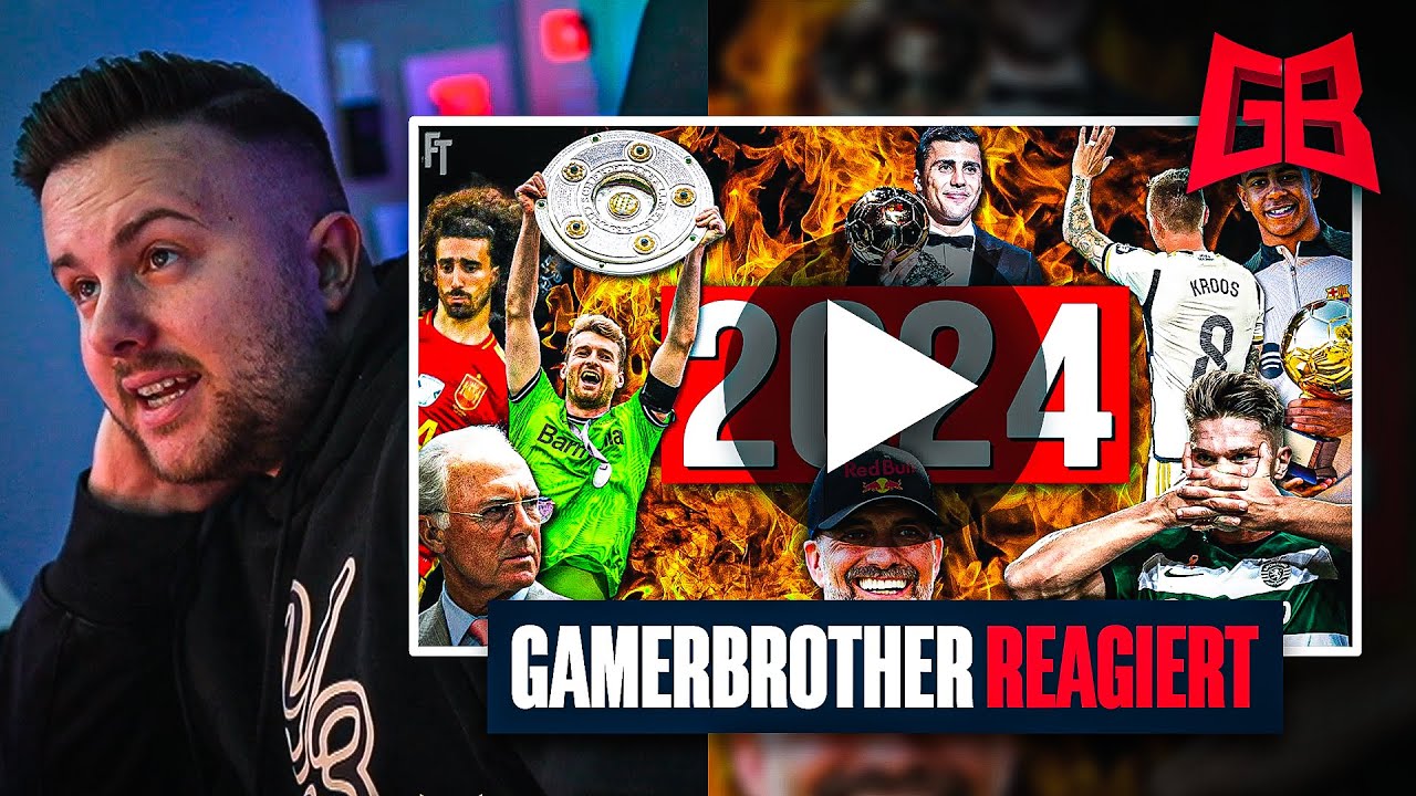 FUßBALL 2024 war zu WILD 😬 WAS PASSIERT 2025? 🤔 GamerBrother REAGIERT auf DER FUßBALLTALK ⚽️