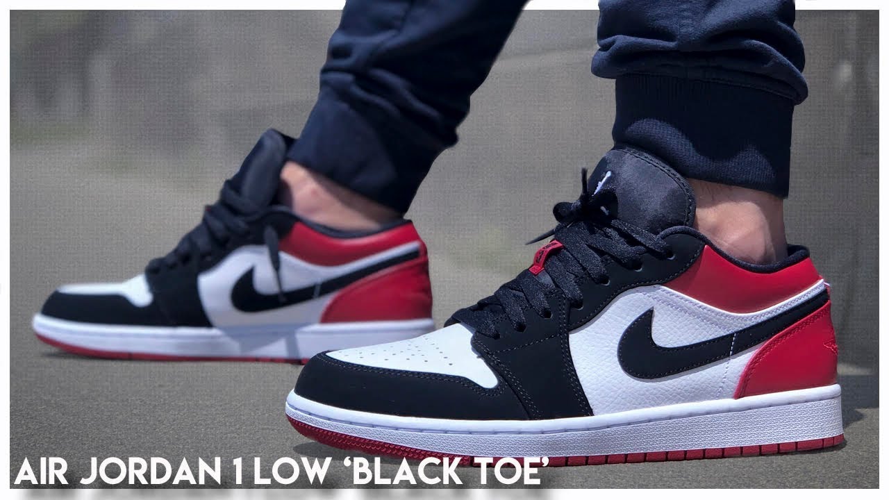Air Jordan 1 Low 'Black Toe'