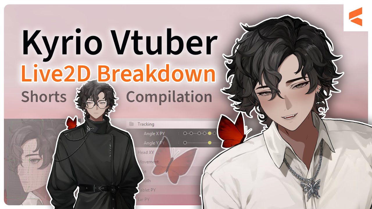 Kyrio Vtuber: Live2d Breakdown Compilation
