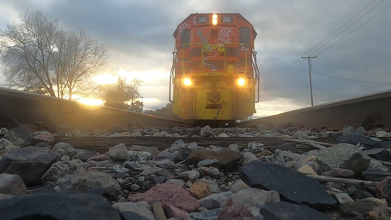 SJVR San Joaquin Valley Railroad RUNS OVER MY CAMERA