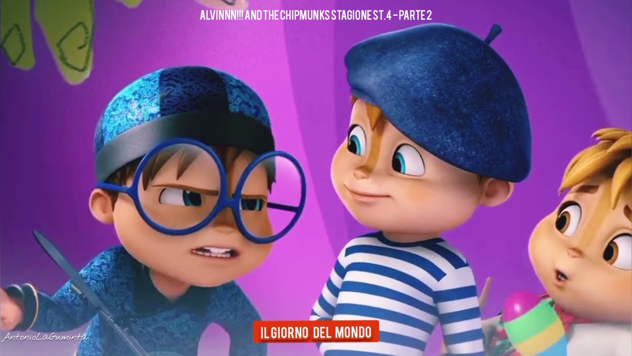 Canzone Il giorno dal mondo - Alvin and the Chipmunks Stag.4 Ep.30 Parte 2
