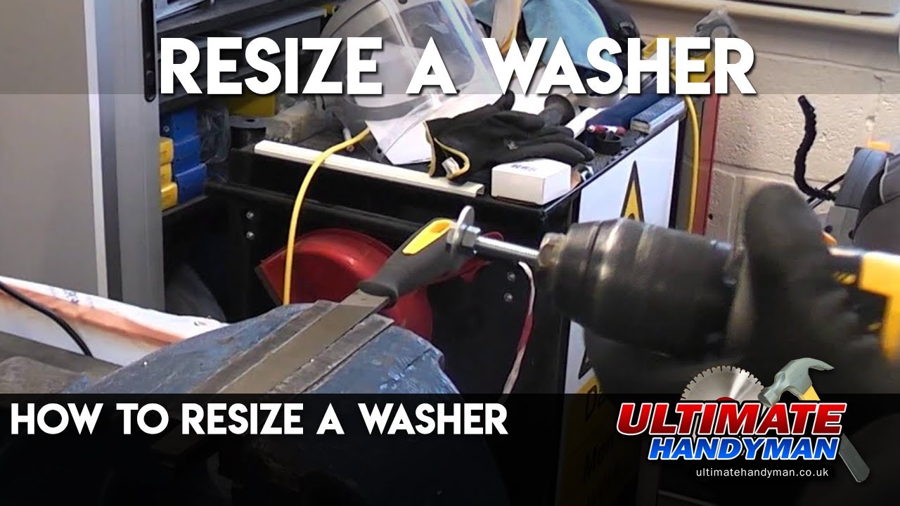 How to resize a washer