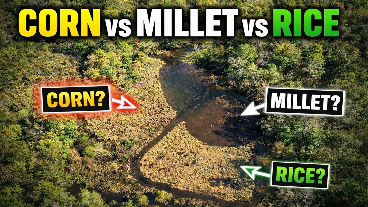 I Tested Corn, Rice, and Millet In My Duck Hunting Pond... Here's What Won