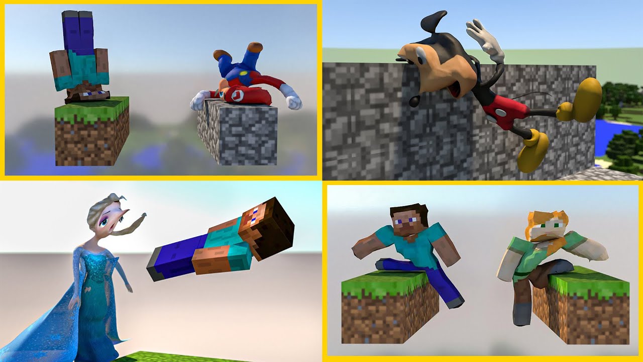 Steve From Minecraft vs Everyone!💥 Mickey Mouse, Roblox, & More