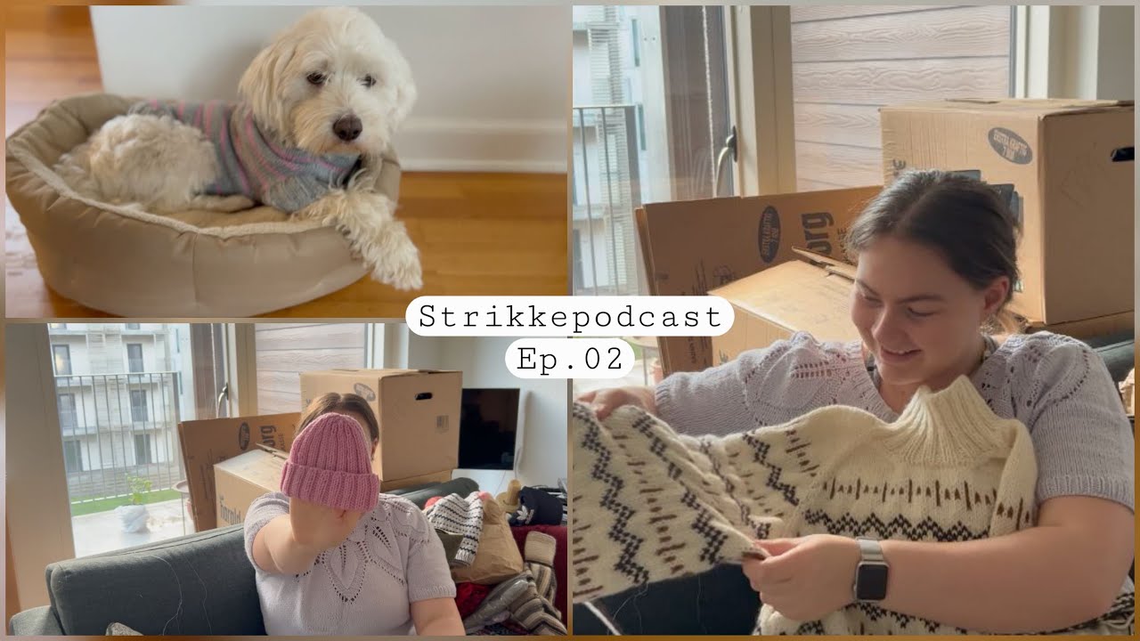 Strikkepodcast episode 2 | Babystrik og nyt garn!🧶