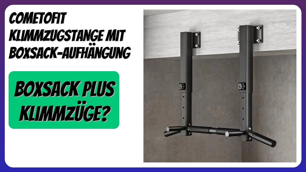 BEWERTUNG (2026): Cometofit Klimmzugstange mit Boxsack-Aufhängung. Infos