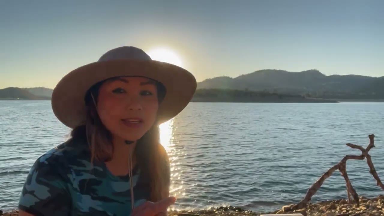 Iu mien first time camping and fishing at New Hogan Lake  7/19/2025