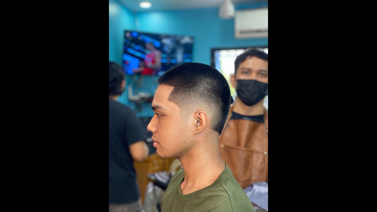 SEMI KALBO x BURST FADE HAIRSTYLE HAIRCUT TUTORIAL #jojosbarbershop