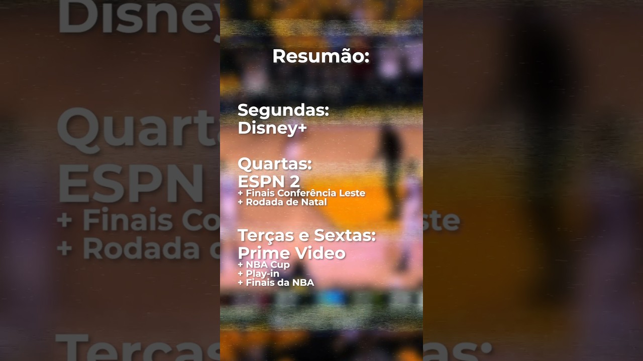 Onde assistir a temporada 2025-2026 da NBA
