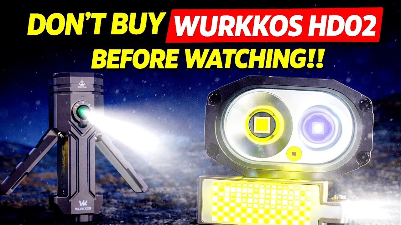 This Tiny Flashlight SHOCKED Me! 🔦 Wurkkos HD02 Real Test