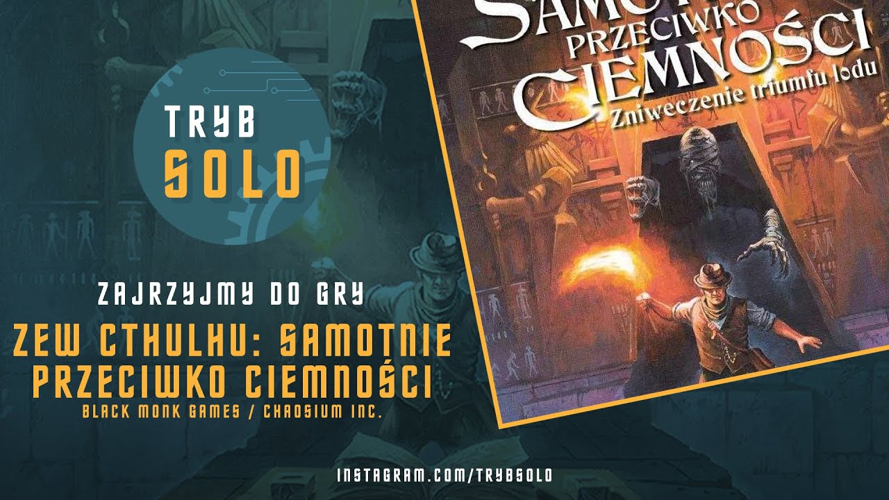 🇵🇱 Zew Cthulhu: Samotnie przeciwko ciemności (Black Monk Games) | Zaglądam do środka (unboxing)