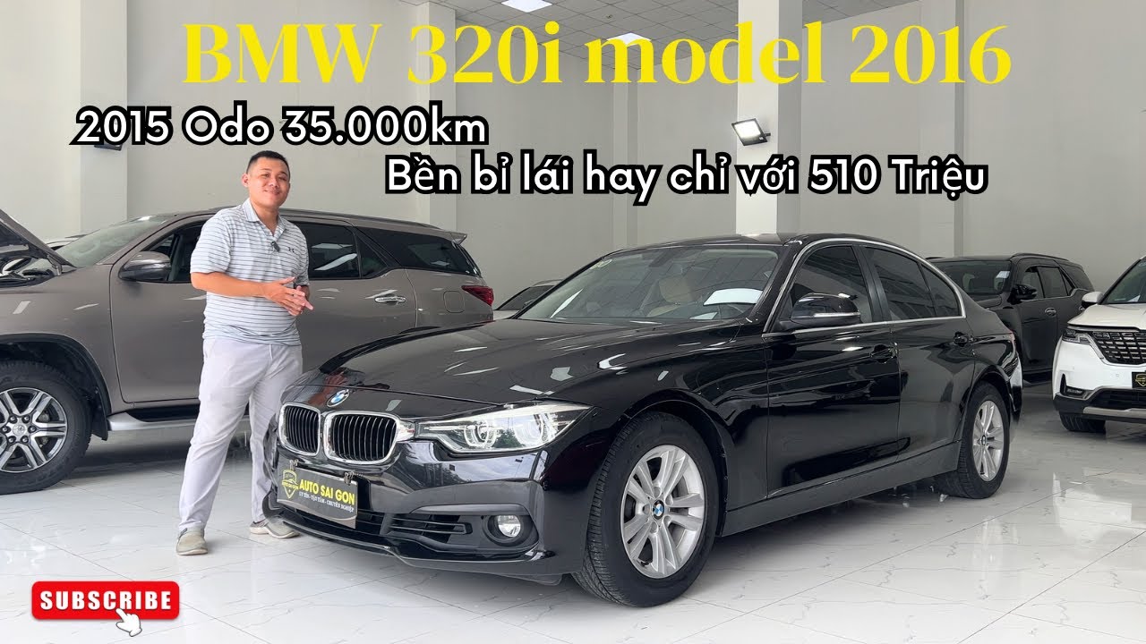 Bmw 320i 2015 model 2016 Odo 35.000km bền bỉ lái hay chỉ với 510 Triệu | Tuấn Nghĩa- Ôtô qua sử dụng