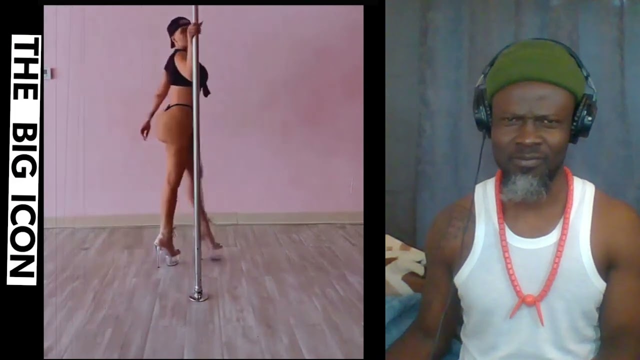 Amazing Afro pole Dancer  | Thebigicon | African Queens