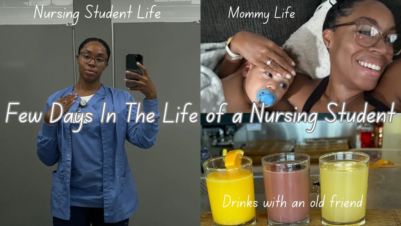 Realistic  Days In The Life Of A Nursing Student| First Sim Lab, Brunch & More