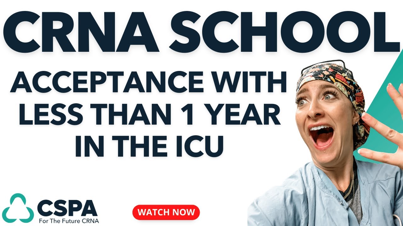 Hot To Get Into CRNA School with Less Than 1 Year in the ICU! ER Nurse to ICU Nurse to CRNA School!