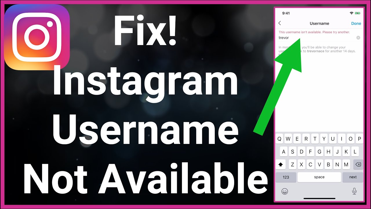 Fix! Instagram Username Not Available