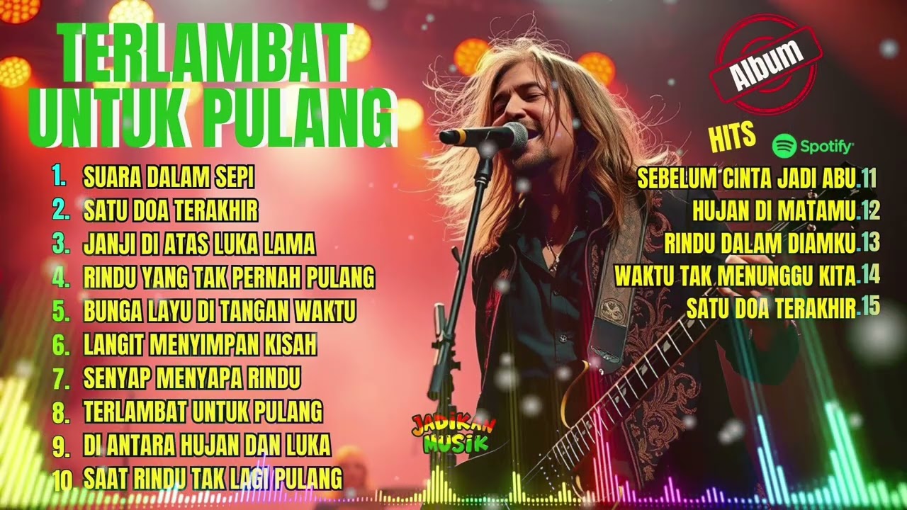 NONSTOP SLOWROCK ROMANTIS - ALBUM TERLAMBAT UNTUK PULANG- HITS 2026