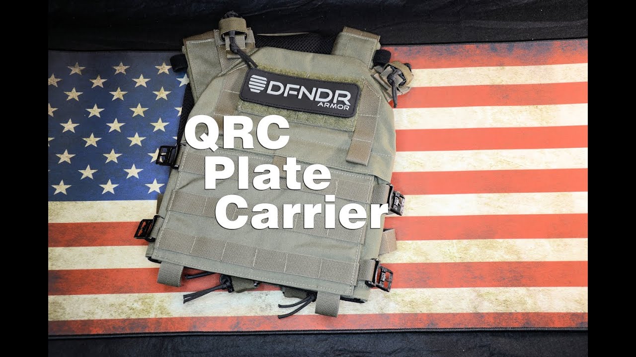 DFNDR QRC Plate Carrier (overview) Ranger Green!