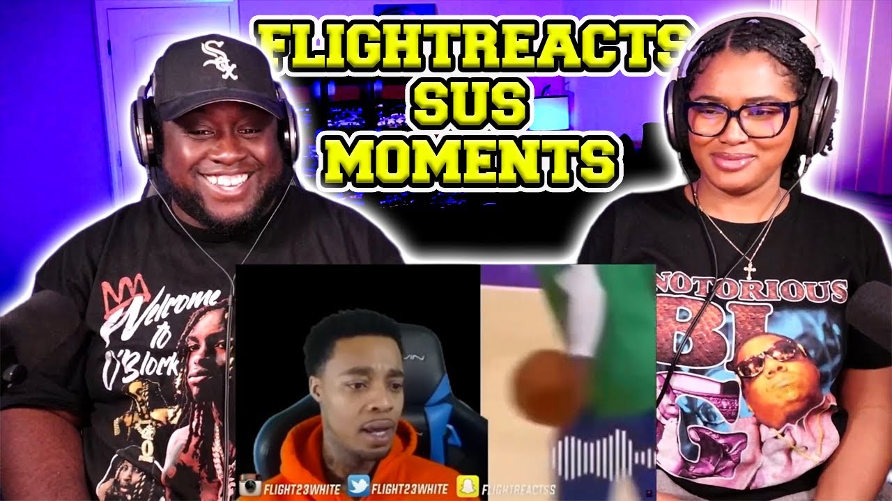 Kidd and Cee Reacts To FlightReacts Funny Sus Reactions