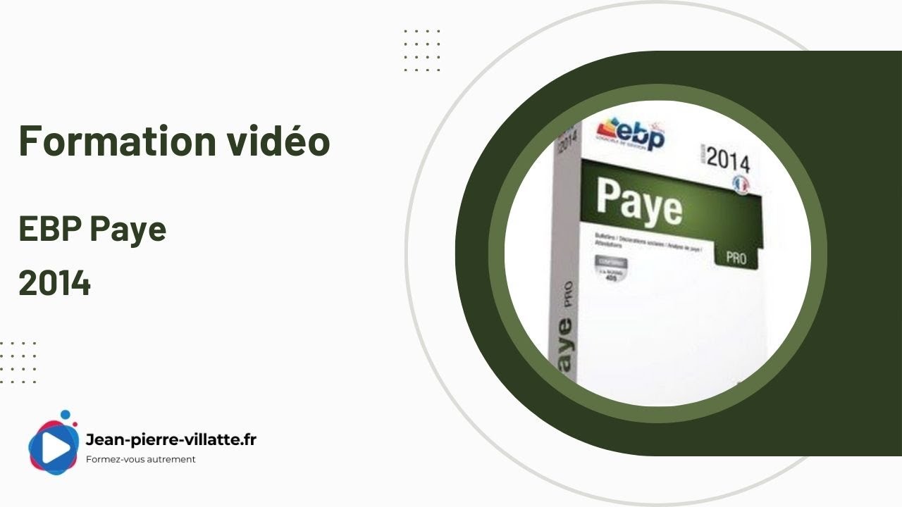 Tutoriel réaliser un bulletin de paye sur EBP Paye Open Line