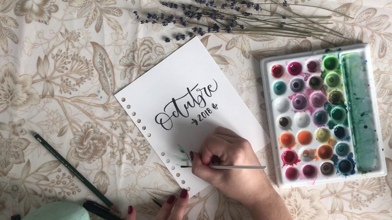 Bullet Journal Octubre 2018