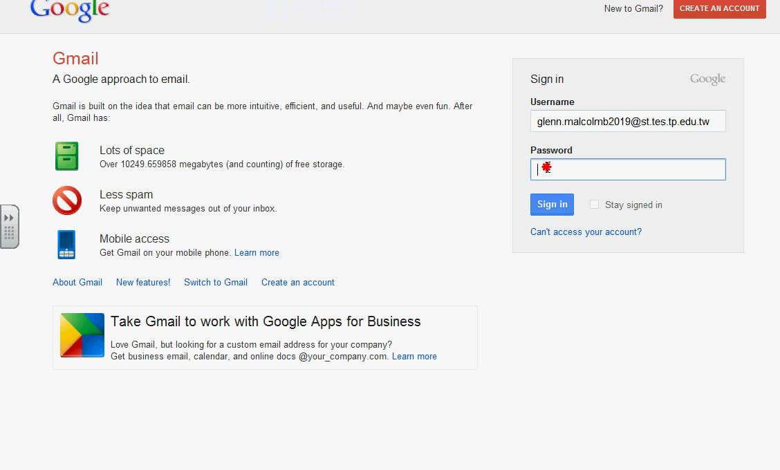 Gmail for school - set up Gmail and Log In