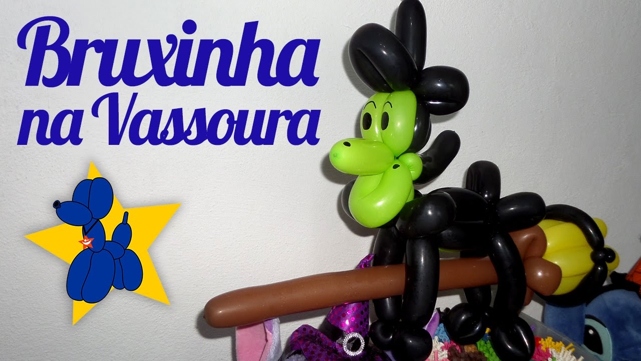 Como fazer um bruxa com balões