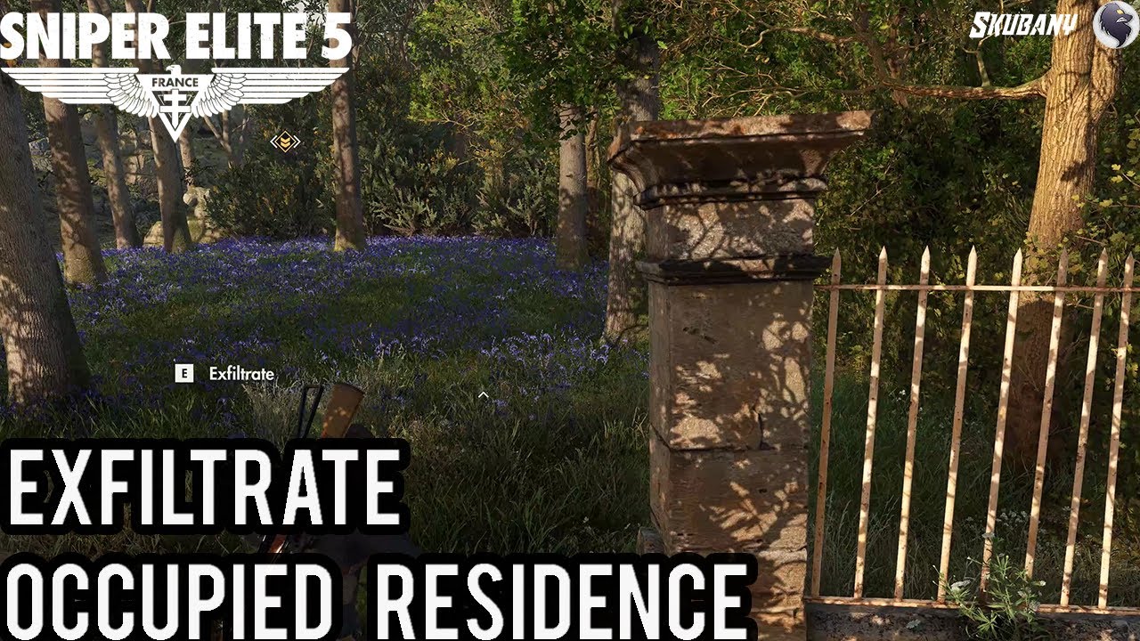 Sniper Elite 5  : Walkthrough Gameplay 4K ULTRA HD Occupied Residence  Exfiltrate Mission 2
