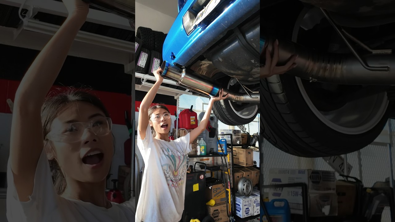 TOMEI EXHAUST 💨🔥 #shorts #r32 #tomei #projectcars #diy