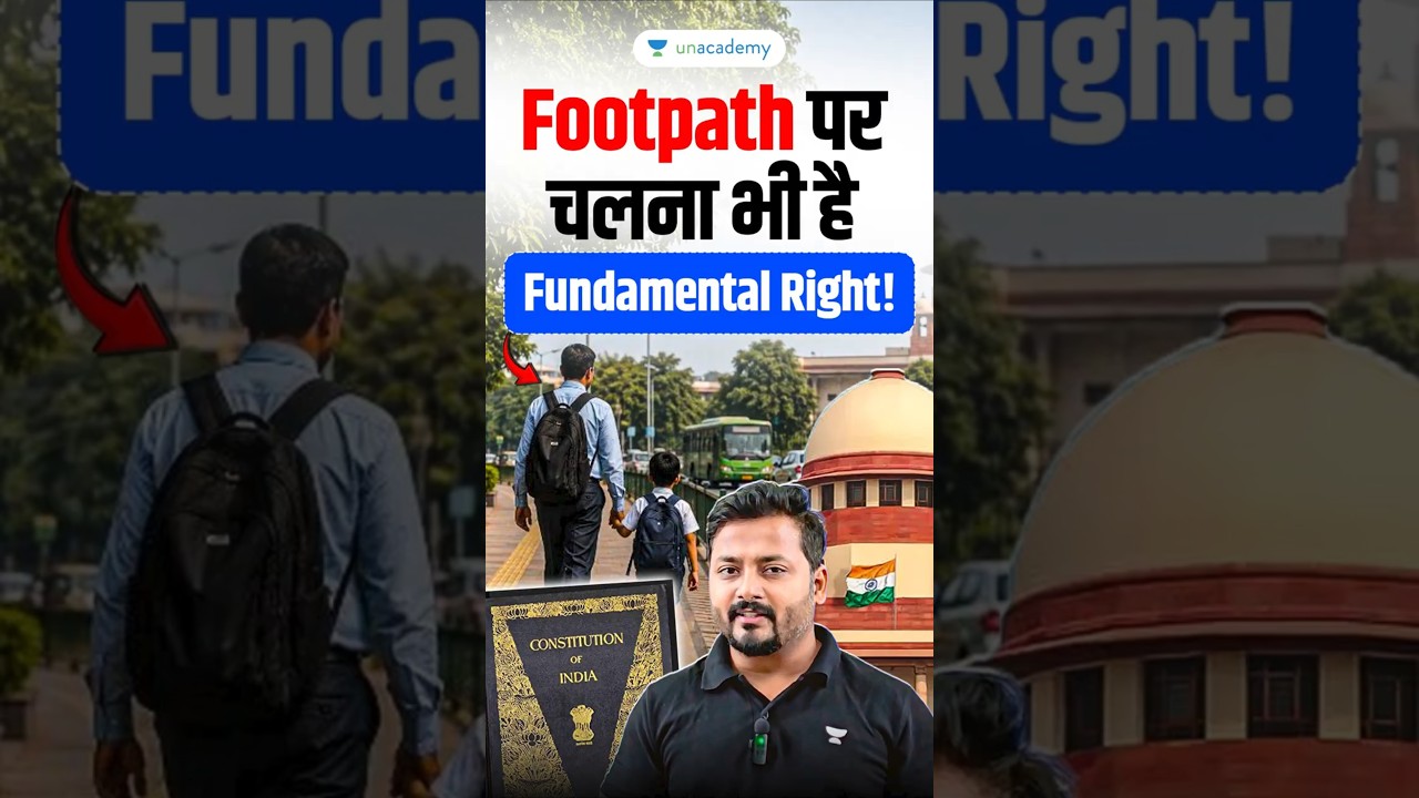 Walking on Footpaths a Fundamental Right - Supreme Court Declares | Article 21 Explained