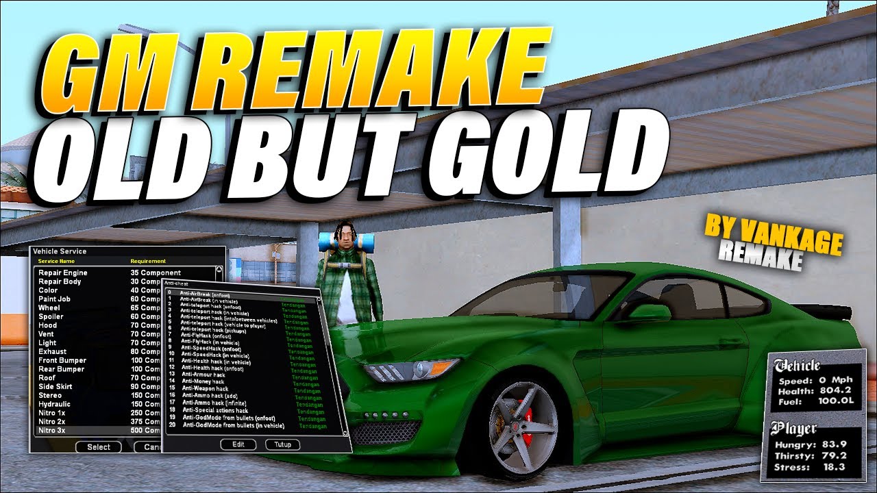 SHARE GAMEMODE REMAKE BY VANKAGE TERBARU SISTEM OLD SUPPORT ALL HOSTING?! - REVIEW GM GTA SAMP