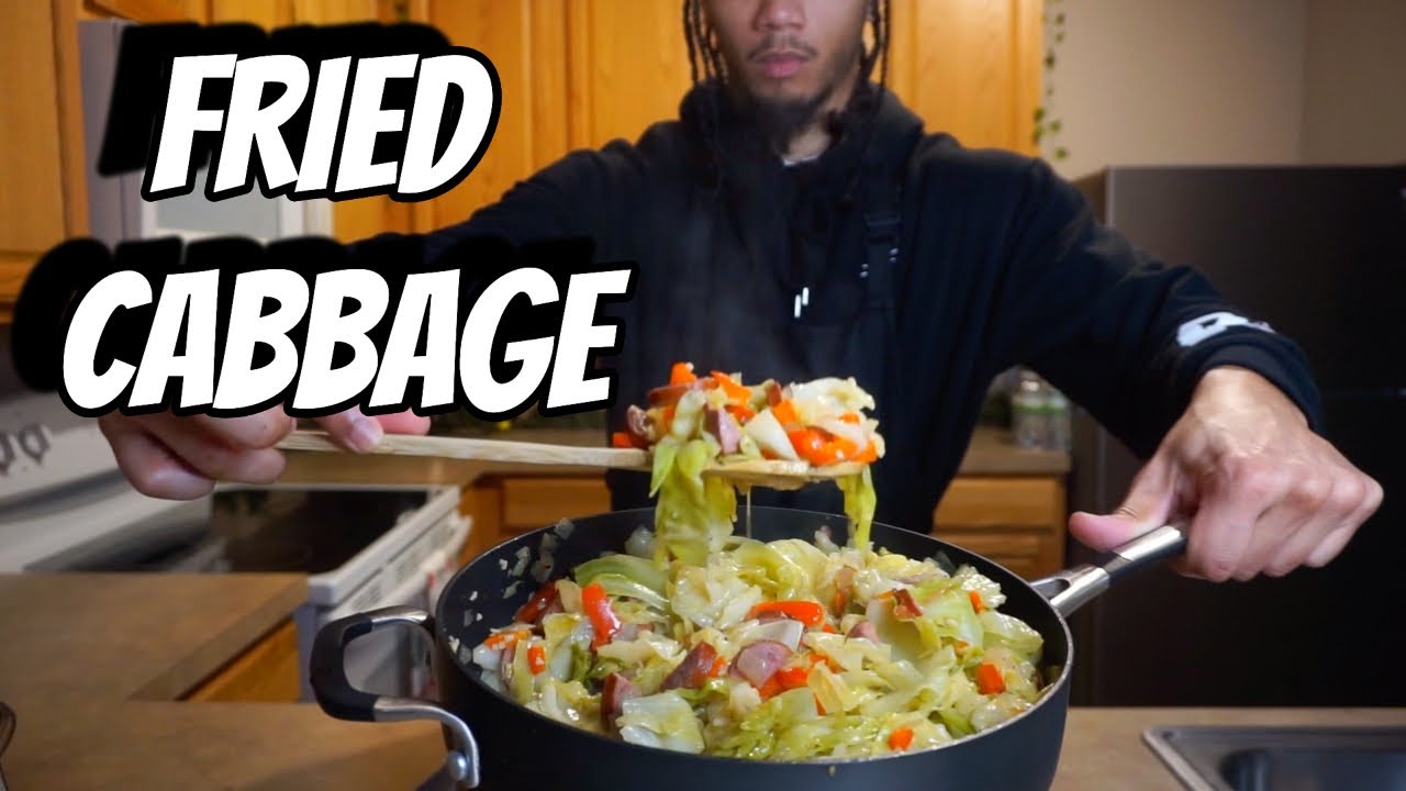 FRIED CABBAGE w/ Smoked Turkey Sausage! | Must Try #cookwithcartea