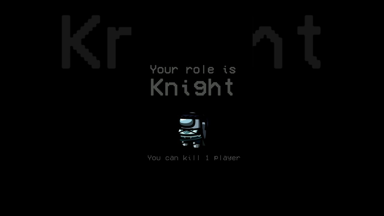 Among Us but your role is KNIGHT | Town of Host ReEdited (TOHRE) #shorts