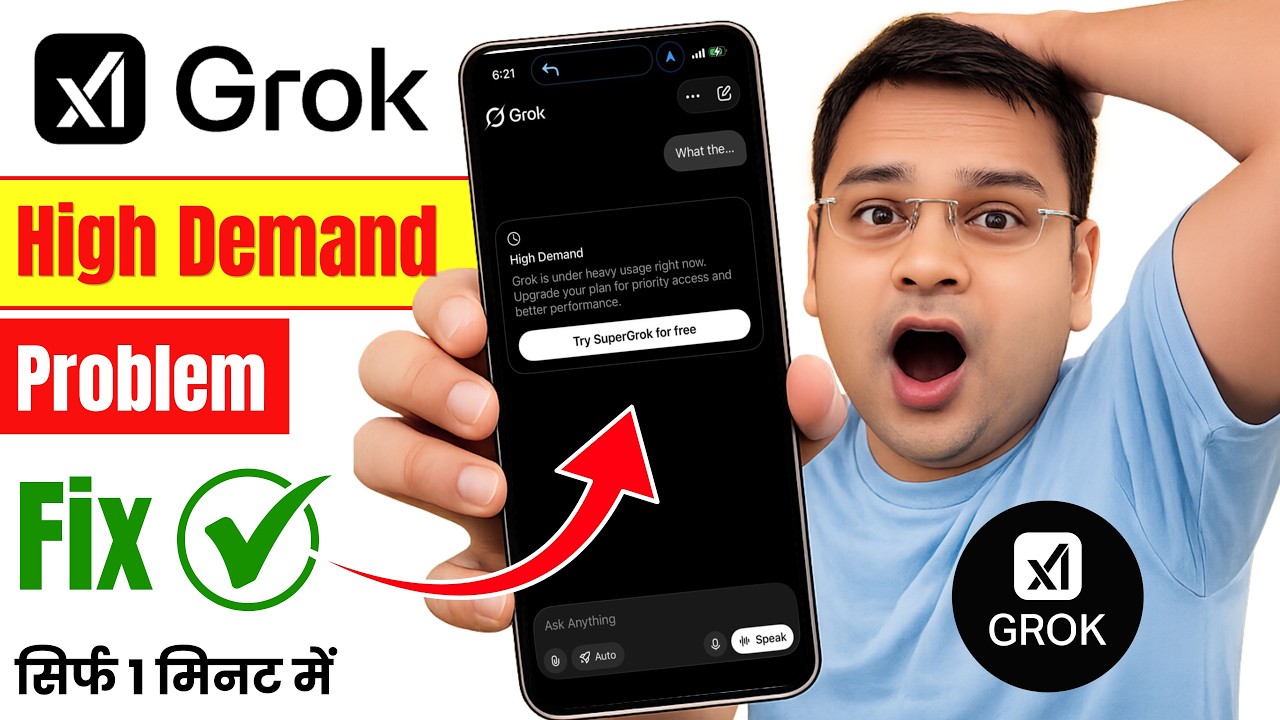 how to fix grok high demand error | grok ai high demand problem | high demand grok ai | grok problem
