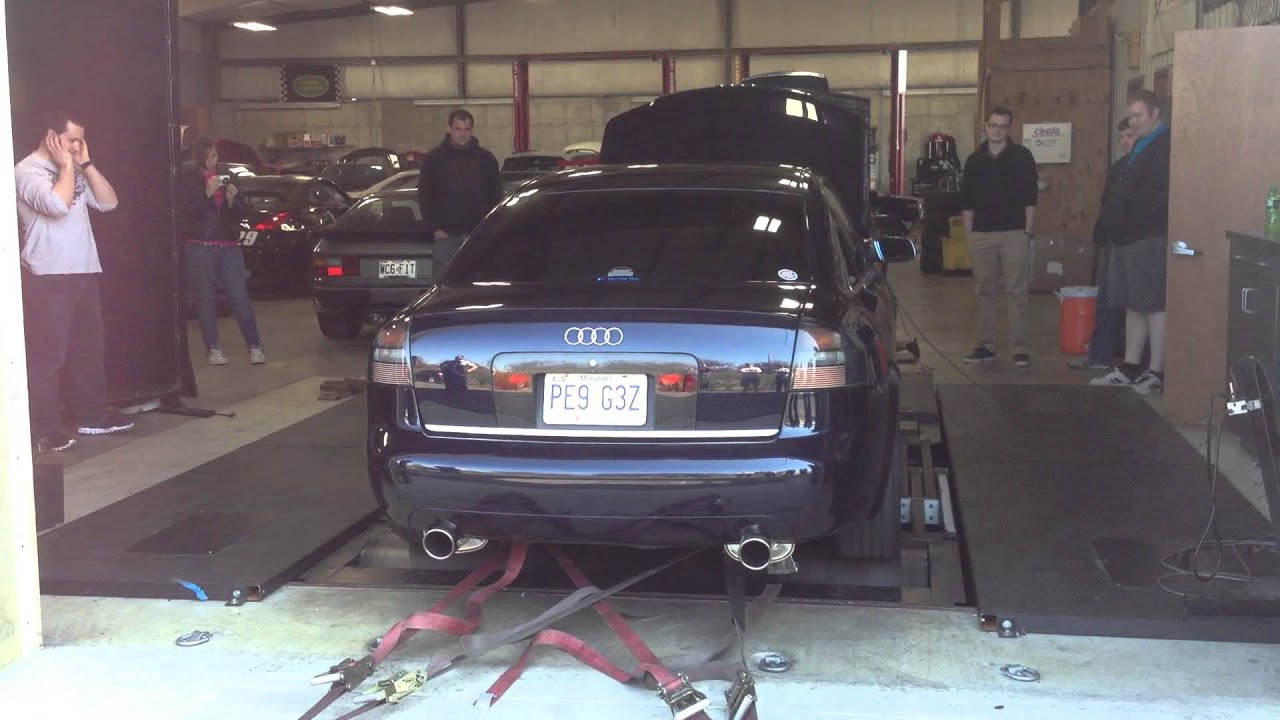 Audi A6 2.8 Quattro dyno pull